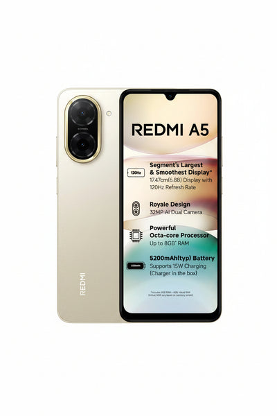 Xiaomi Redmi A5 6.88" 64GB 3GB RAM LTE -Factory Unlocked
