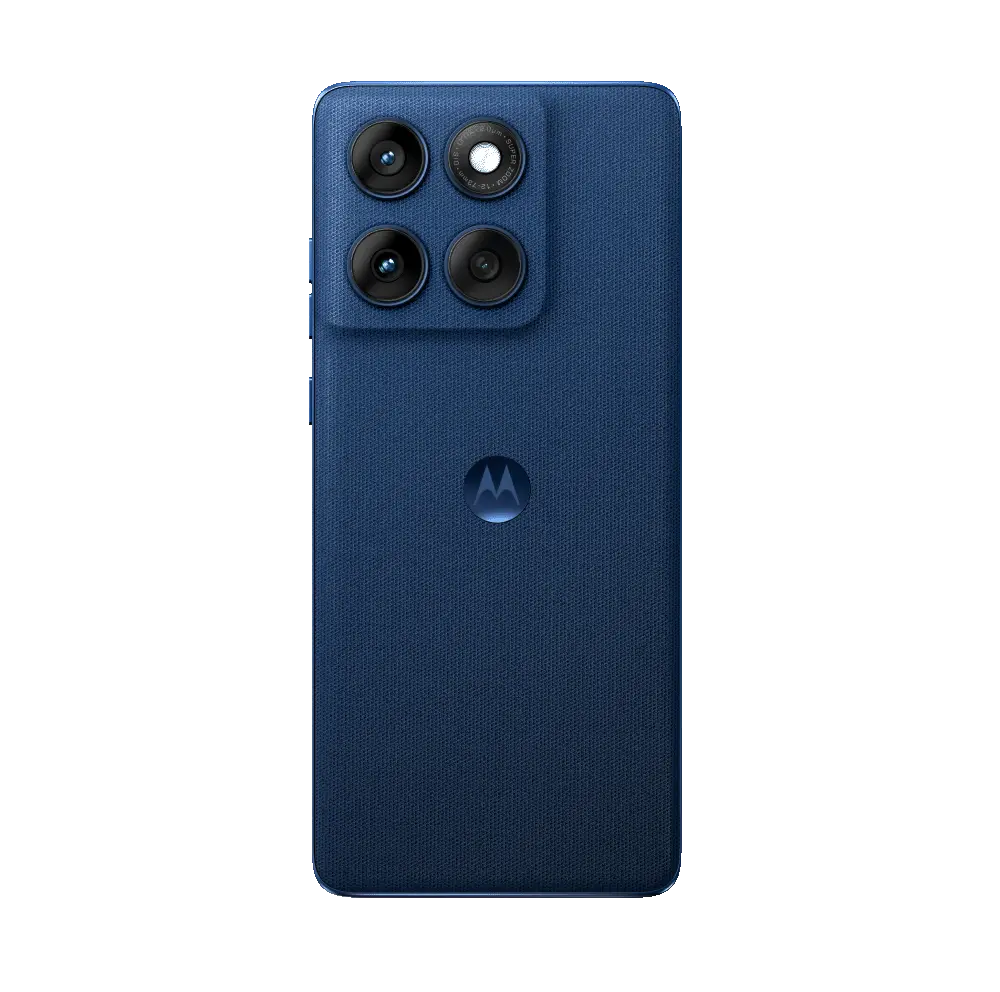 Motorola Edge 60 Blue, rear view