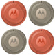 Motorola Moto Tag 2 4-Pack with two PANTONE Arabesque and two PANTONE Laurel Oak trackers