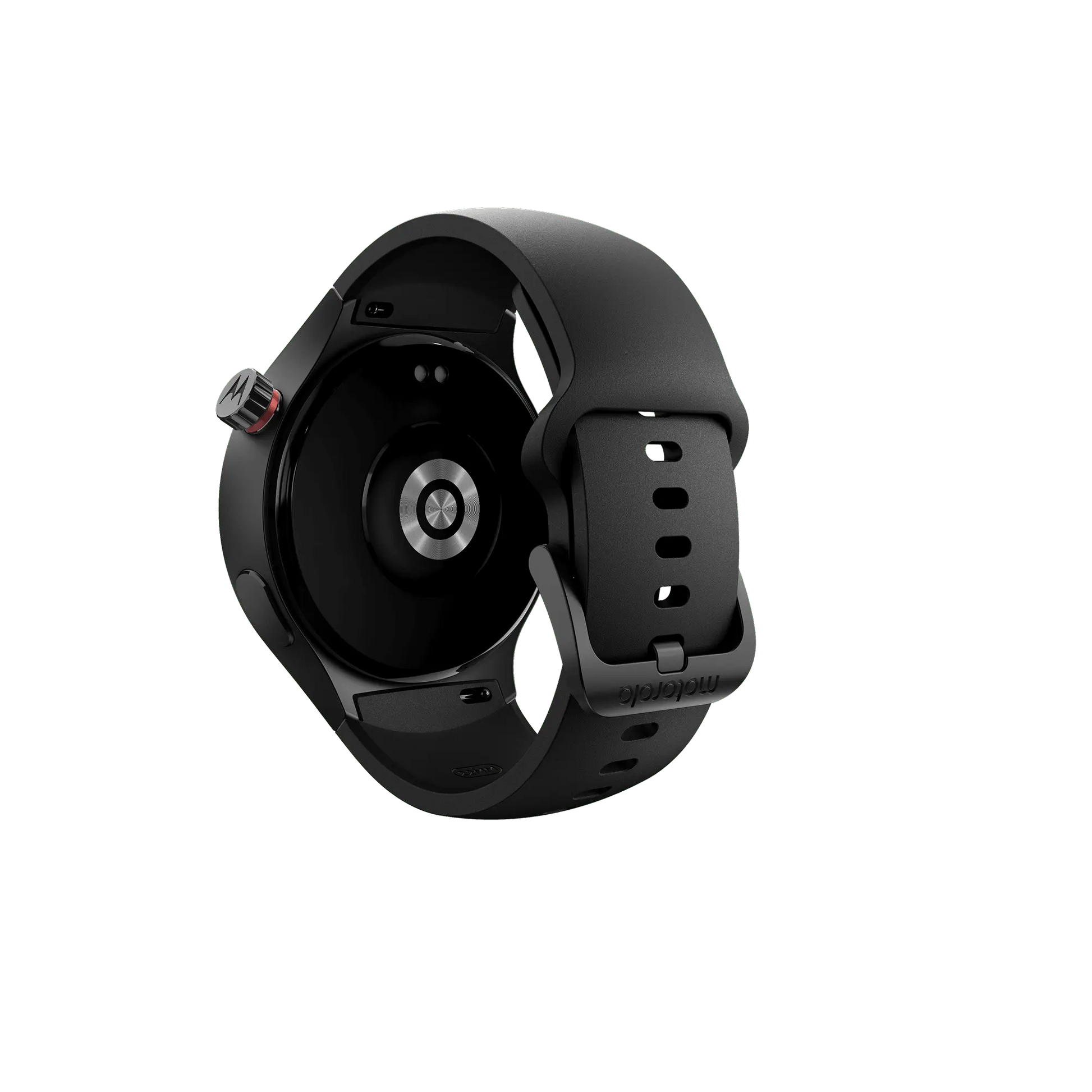 Motorola Moto Watch Black, rear view