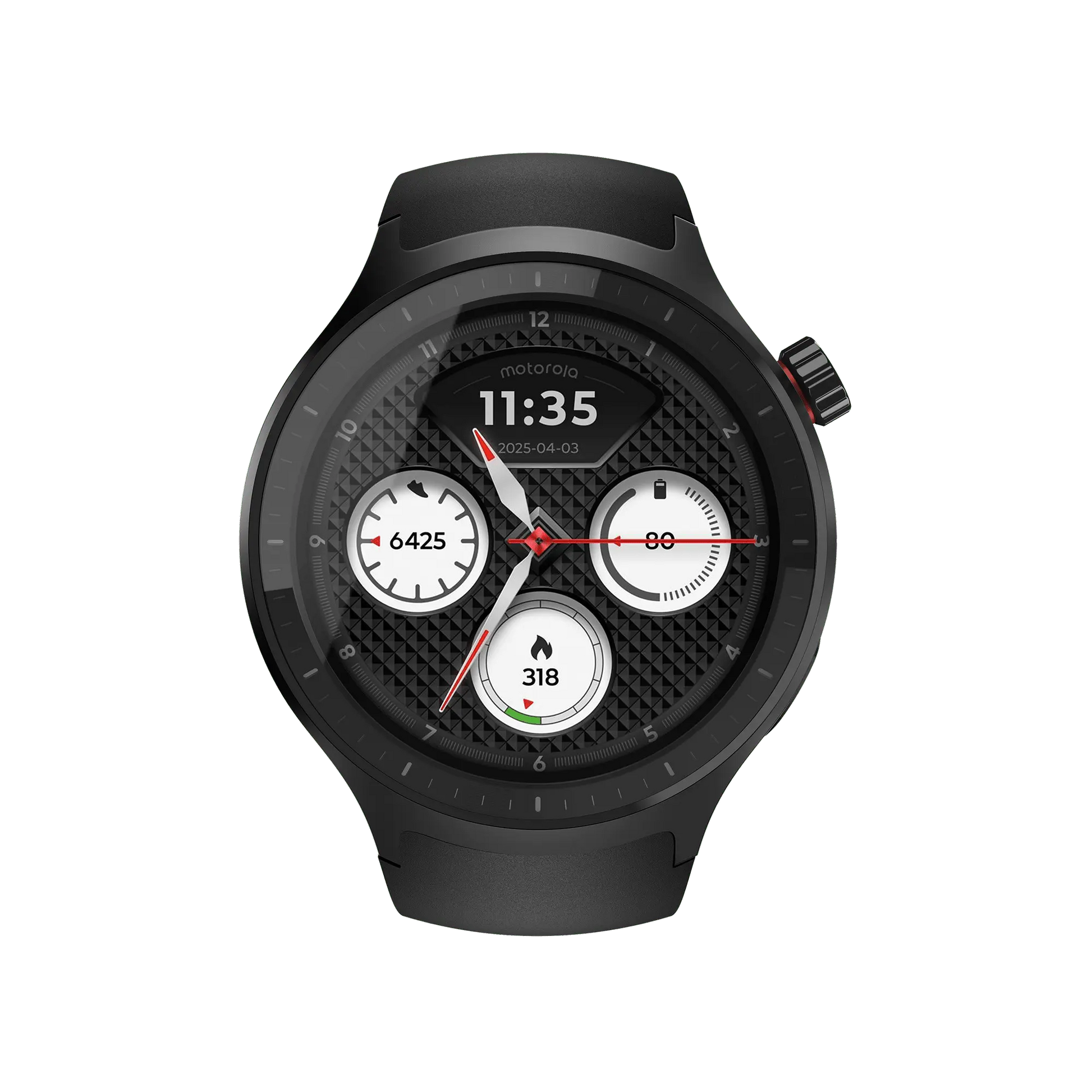 Motorola Moto Watch Black, front view