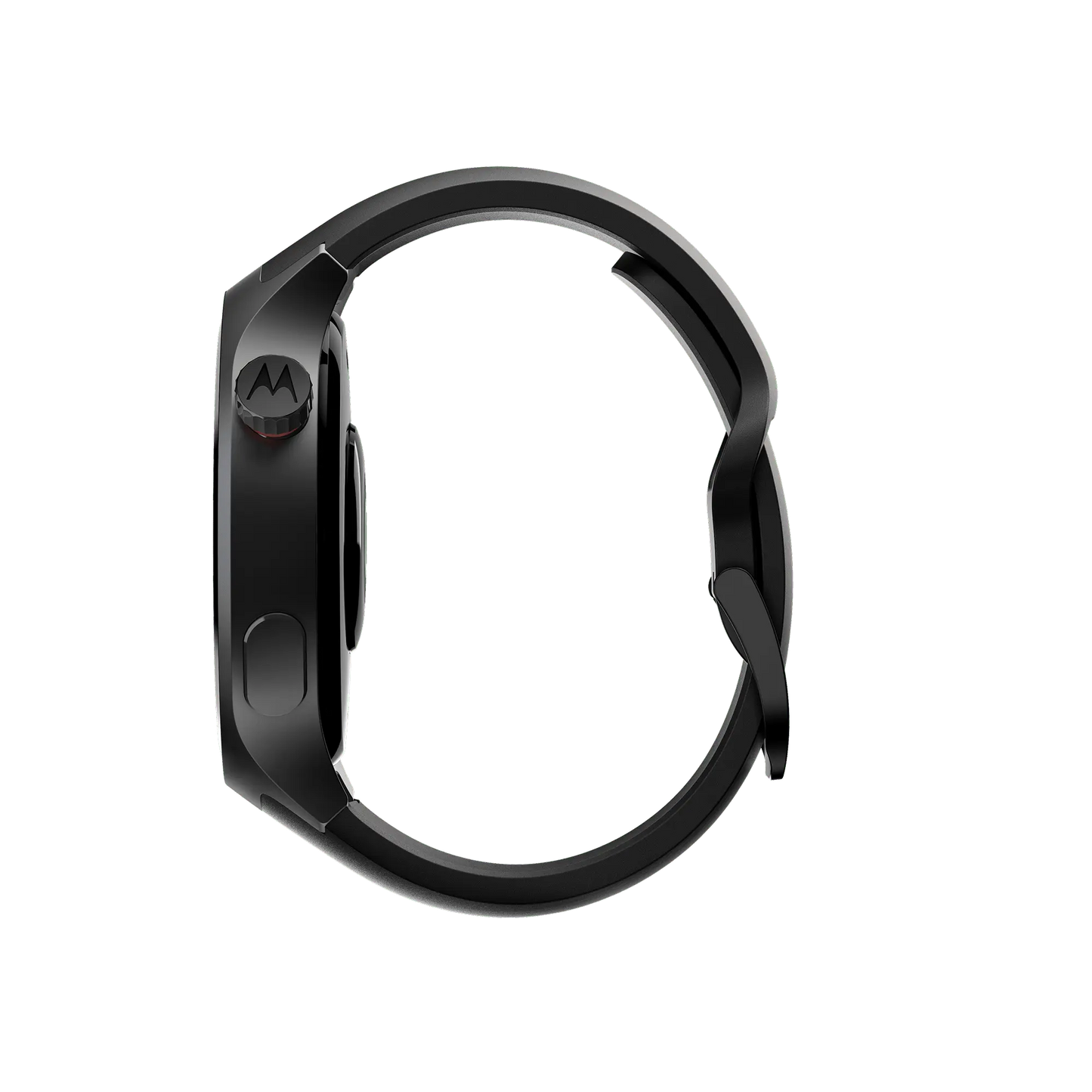 Motorola Moto Watch Black, side view