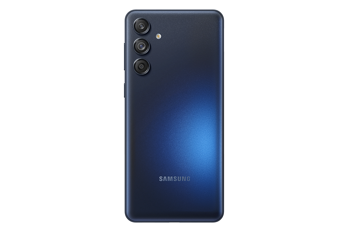 Samsung Galaxy M55 5G Denim Black, rear view