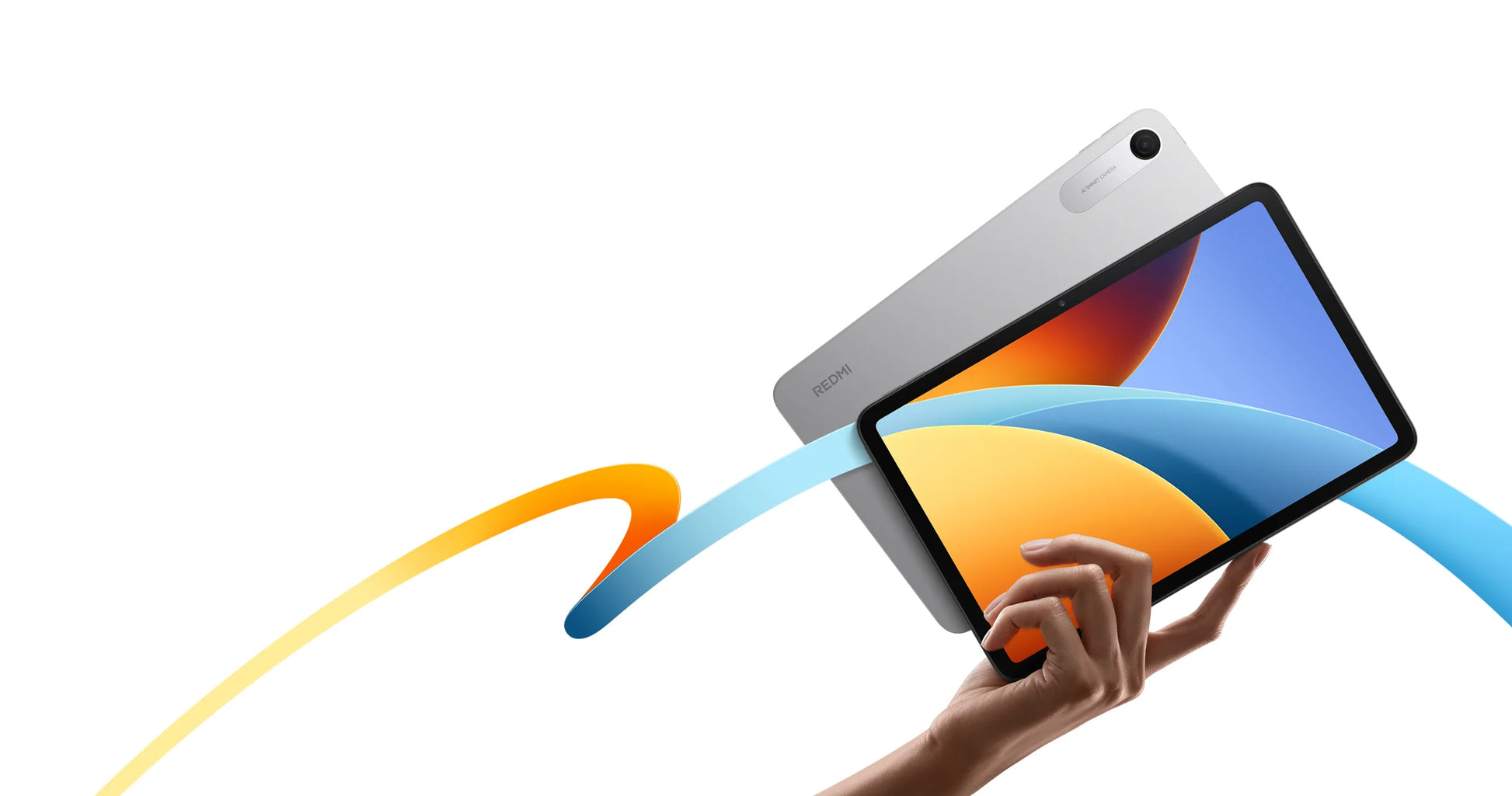 Xiaomi REDMI Pad 2 9.7 Wi-Fi in Graphite Gray, front and rear view